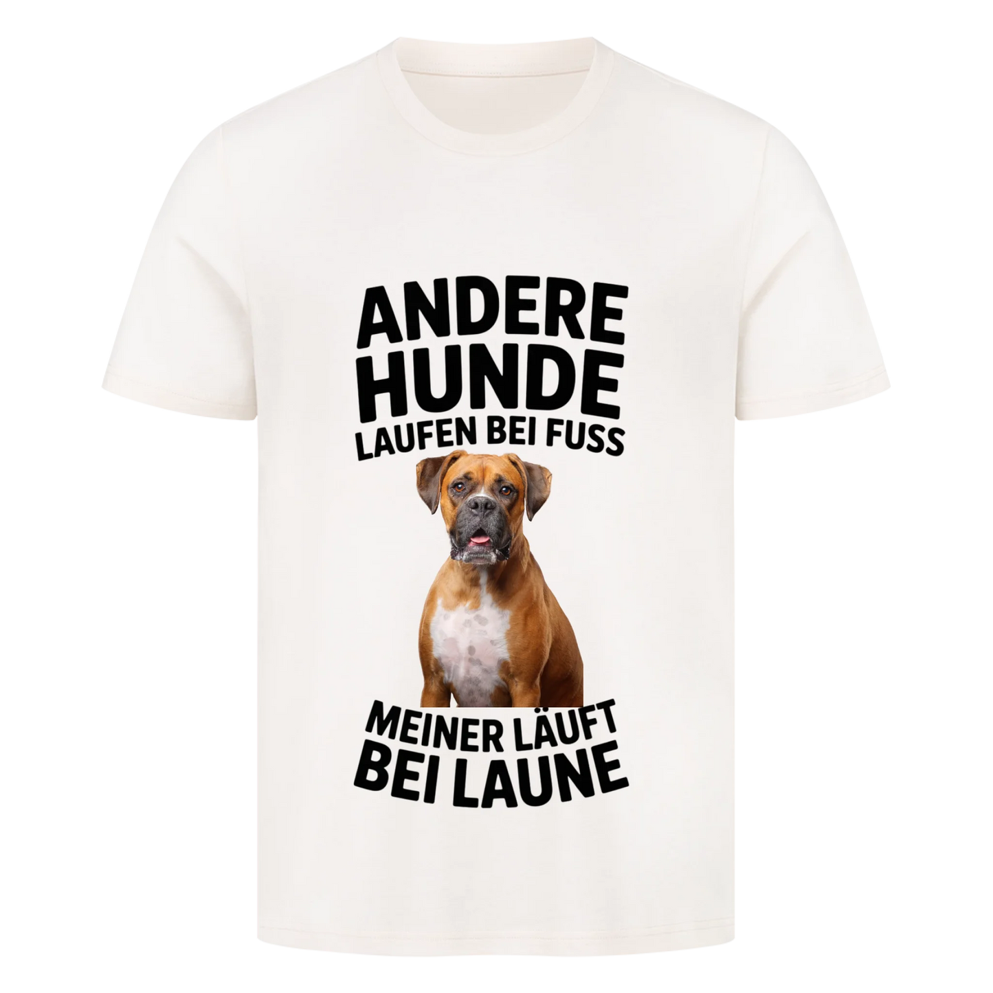 Personalisierbares Hunde T-Shirt "Andere Laufen Bei Fuss"