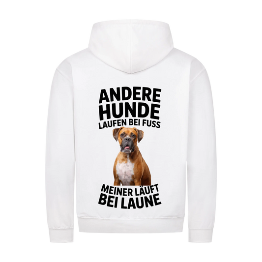 Personalisierbares Hunde Zipper "Andere Hunde Laufen Bei Fuss"