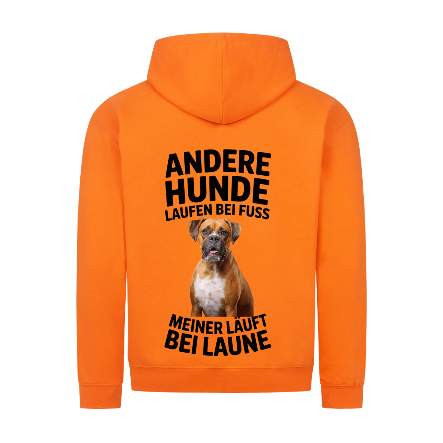 Personalisierbares Hunde Zipper "Andere Hunde Laufen Bei Fuss"