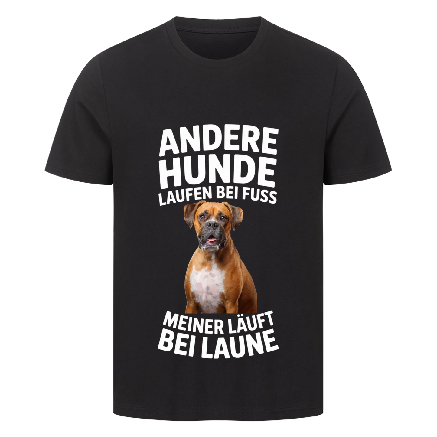 Personalisierbares Hunde T-Shirt "Andere Laufen Bei Fuss"