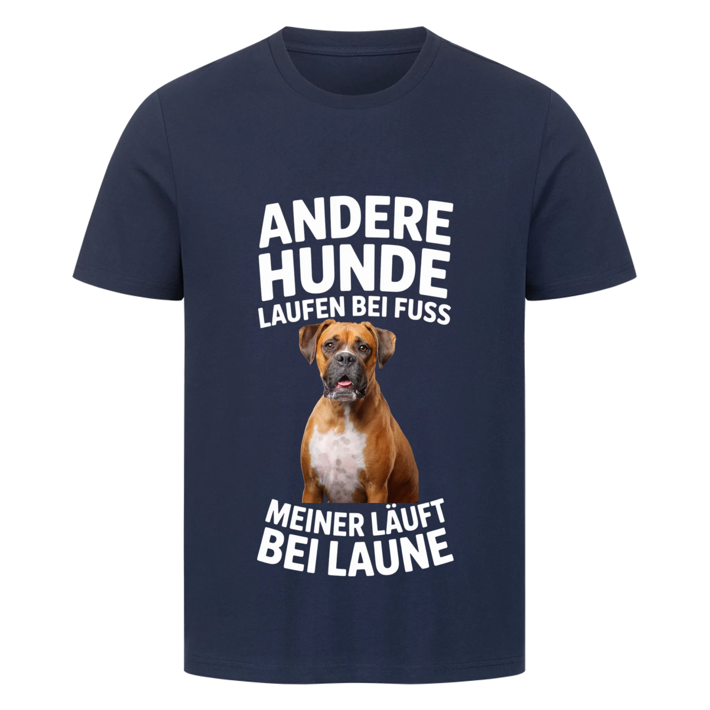 Personalisierbares Hunde T-Shirt "Andere Laufen Bei Fuss"