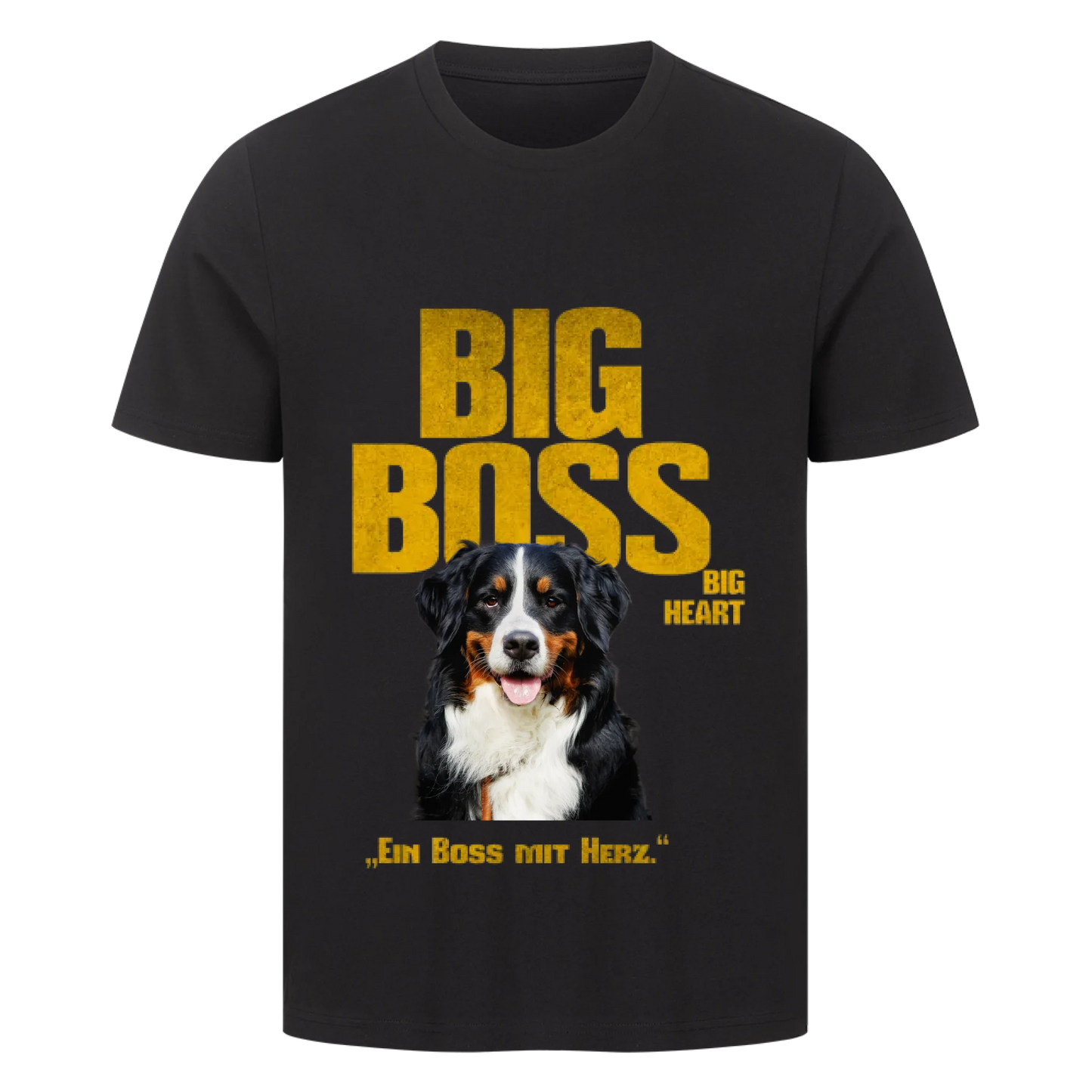 Personalisierbares Hunde T-Shirt "Big Boss"