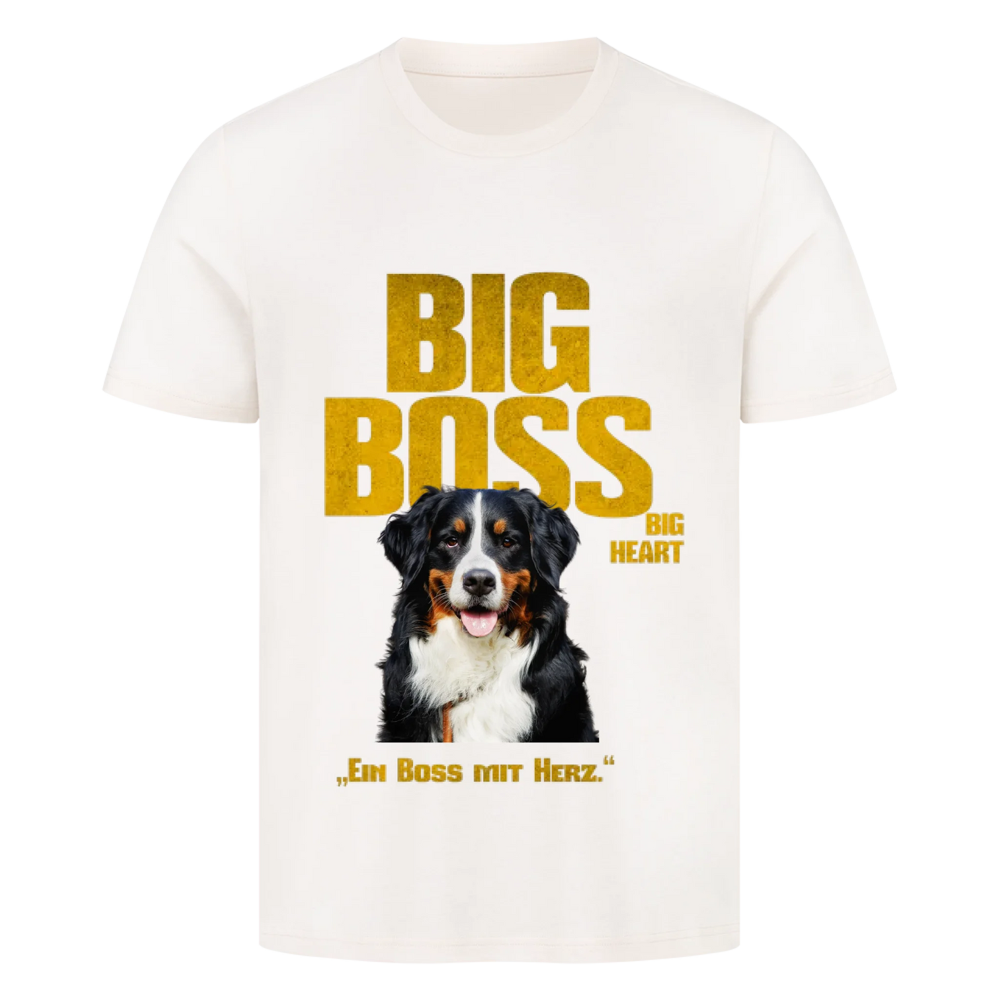 Personalisierbares Hunde T-Shirt "Big Boss"