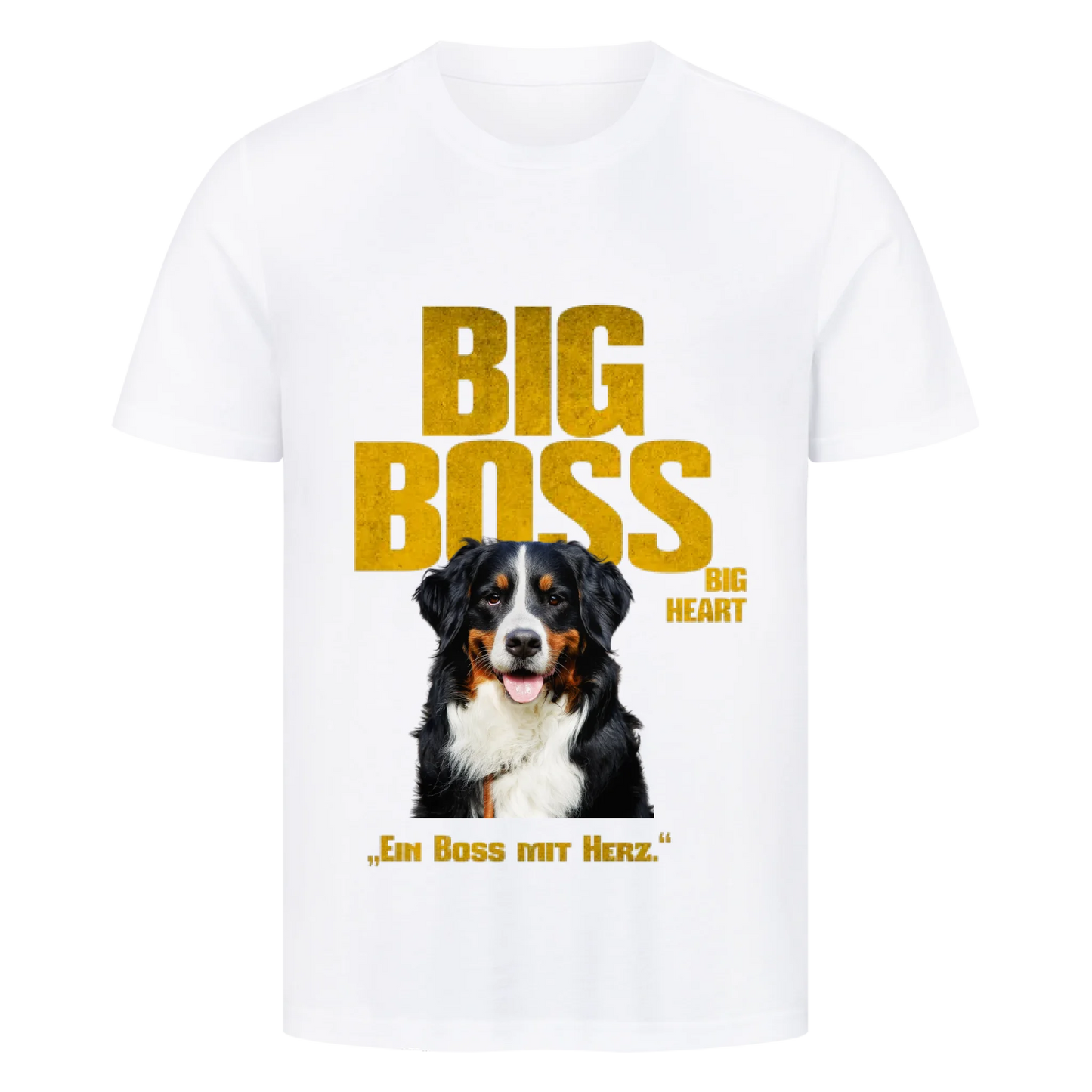 Personalisierbares Hunde T-Shirt "Big Boss"