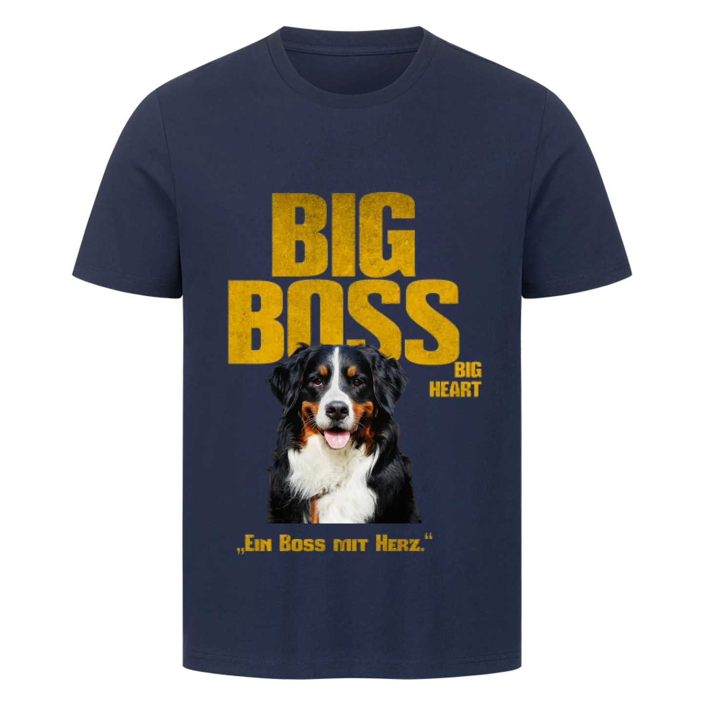 Personalisierbares Hunde T-Shirt "Big Boss"