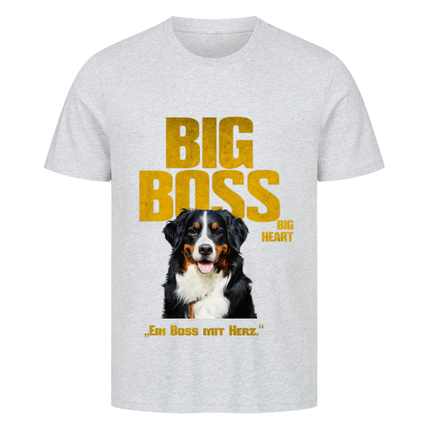 Personalisierbares Hunde T-Shirt "Big Boss"