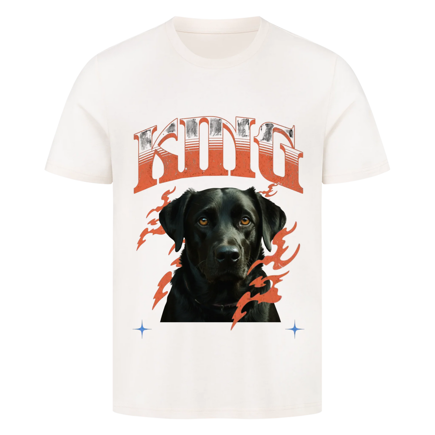 Personalisierbares Hunde T-Shirt "King"