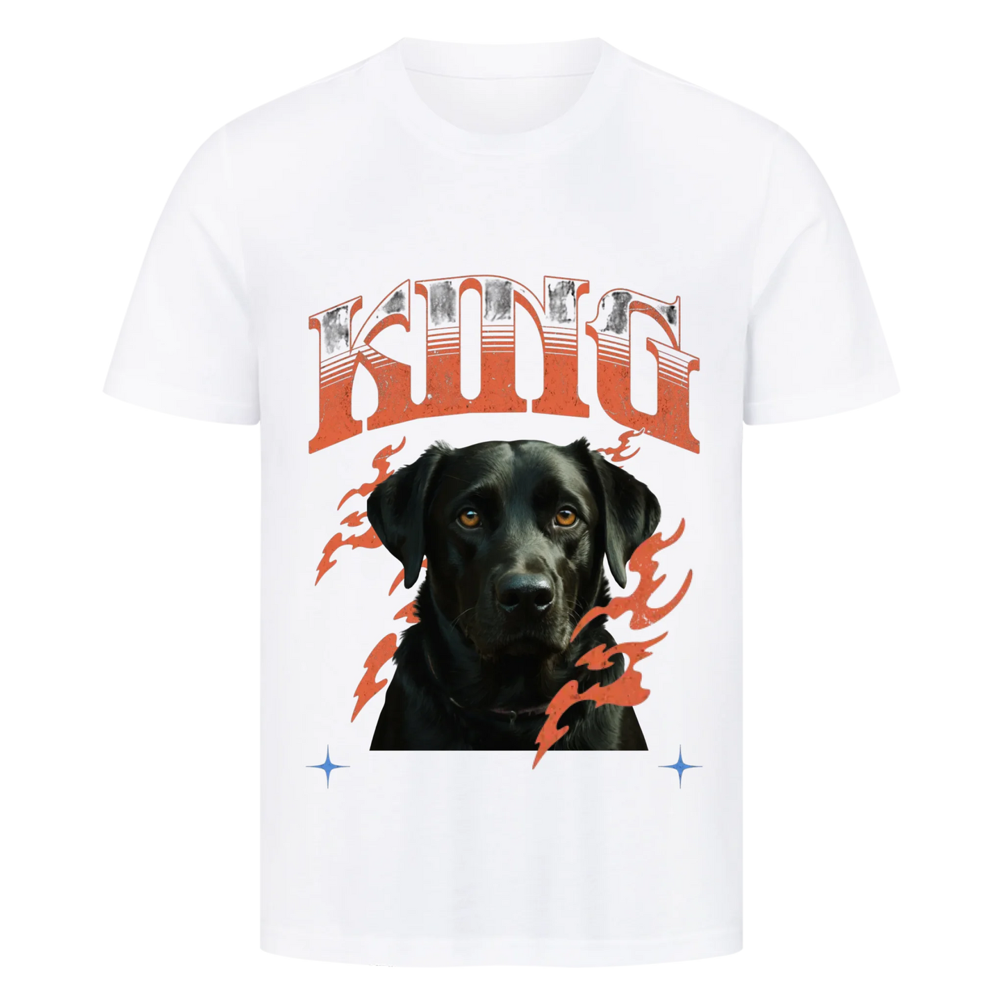 Personalisierbares Hunde T-Shirt "King"