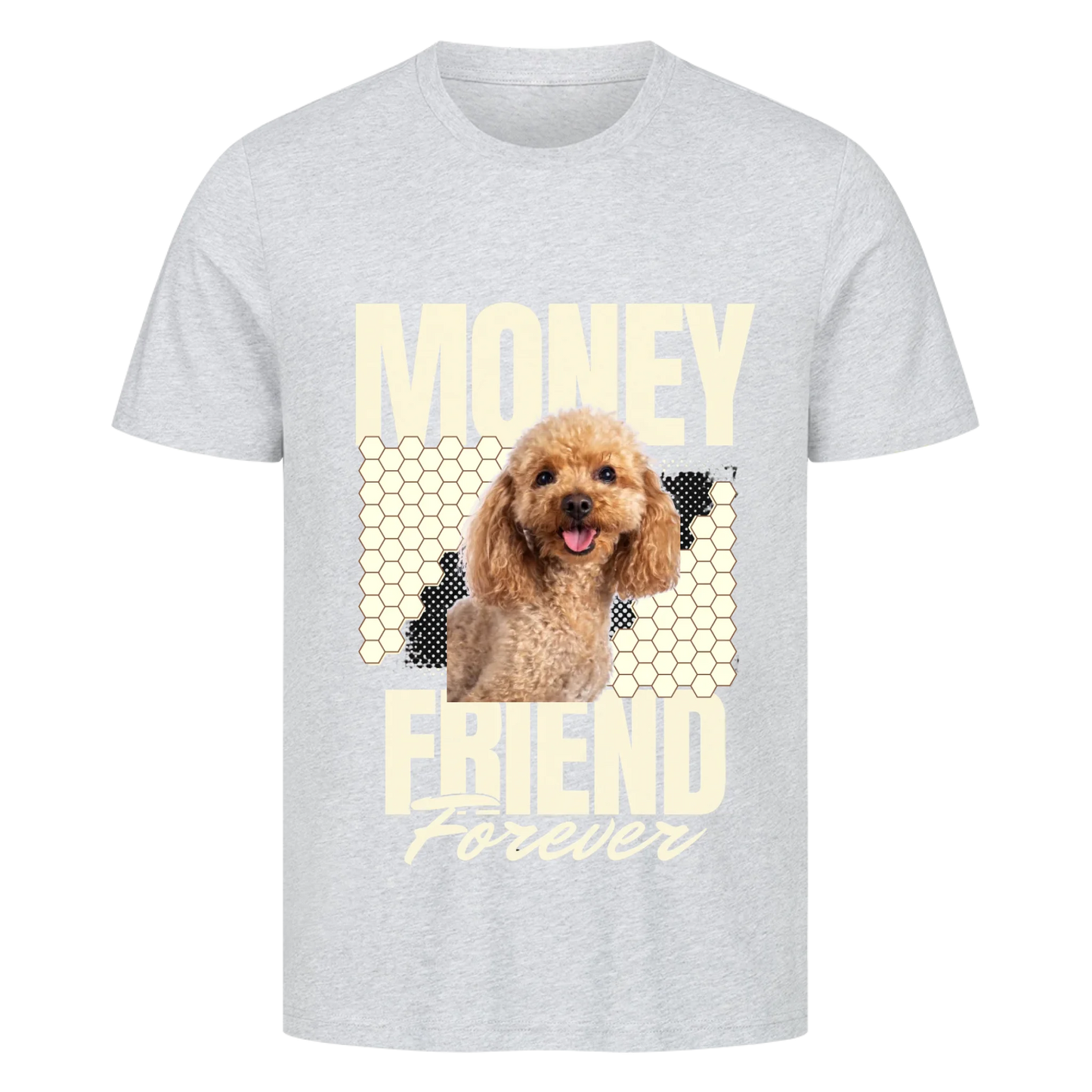 Personalisierbares Hunde T-Shirt "Money Friend Forever"