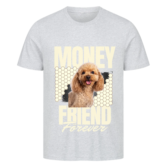 Personalisierbares Hunde T-Shirt "Money Friend Forever"
