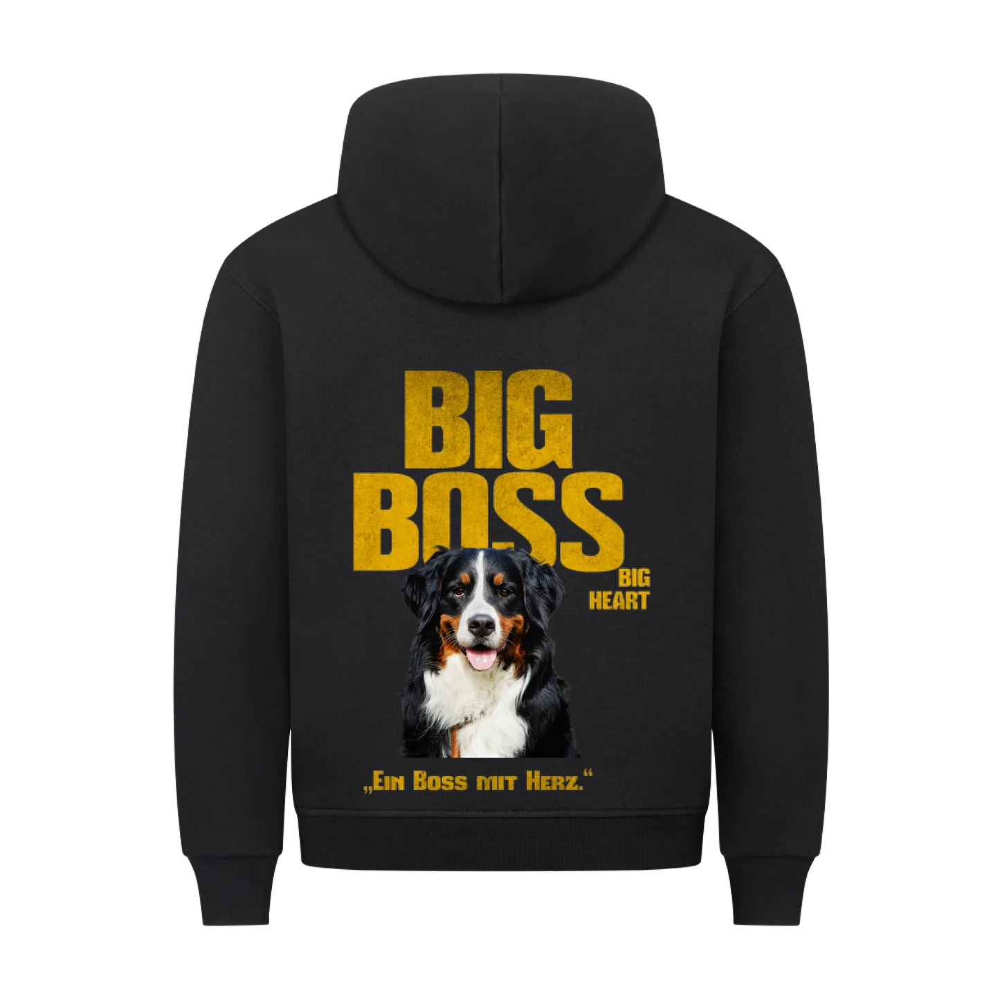 Personalisierbares Hunde Hoodie "Big Boss"
