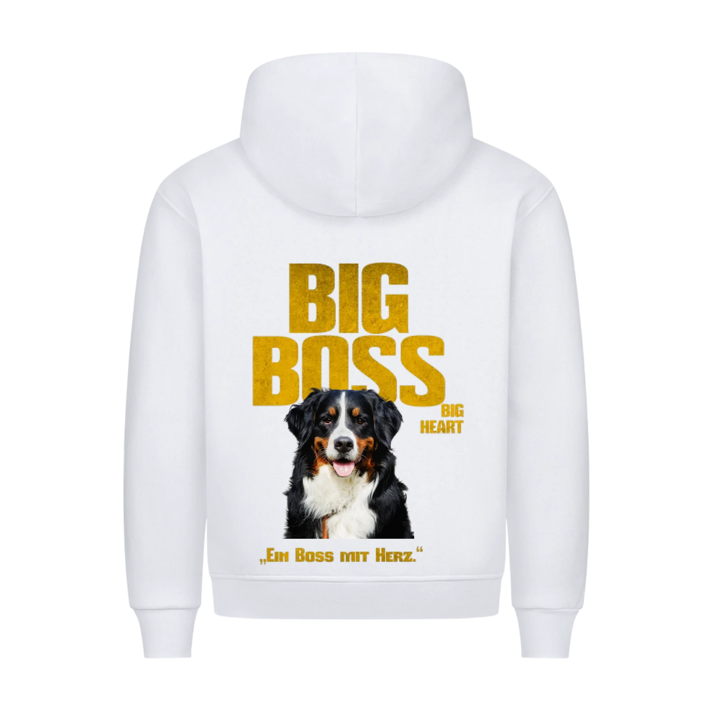 Personalisierbares Hunde Hoodie "Big Boss"
