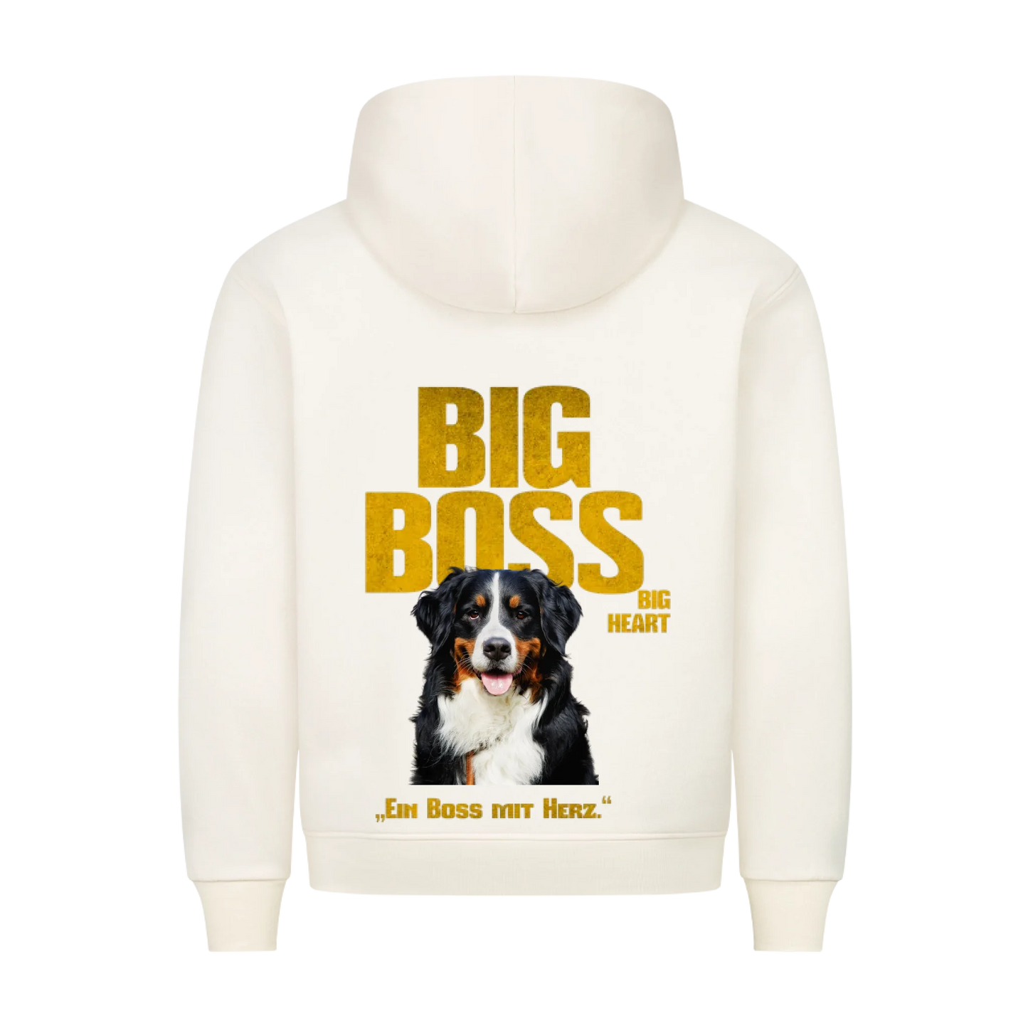 Personalisierbares Hunde Hoodie "Big Boss"