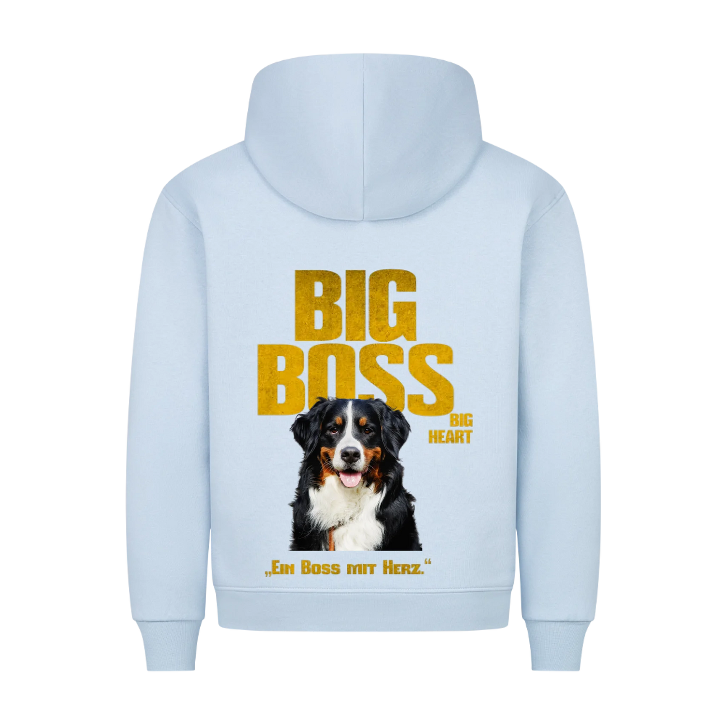 Personalisierbares Hunde Hoodie "Big Boss"