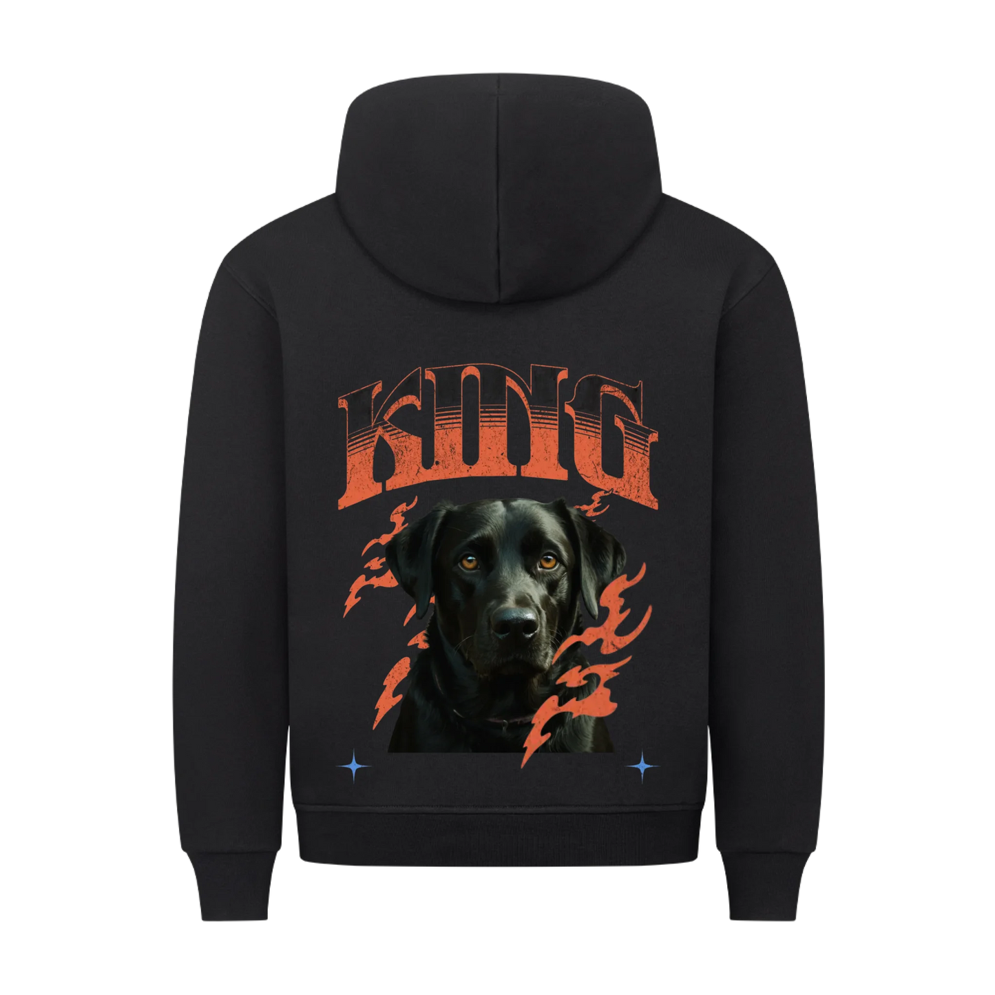 Personalisierbares Hunde Hoodie "King"