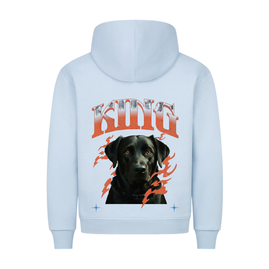 Personalisierbares Hunde Hoodie "King"