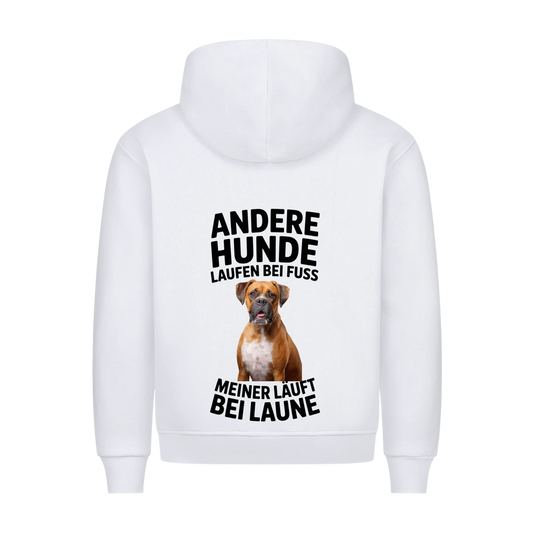 Personalisierbares Hunde Hoodie "Andere Laufen Bei Fuss"