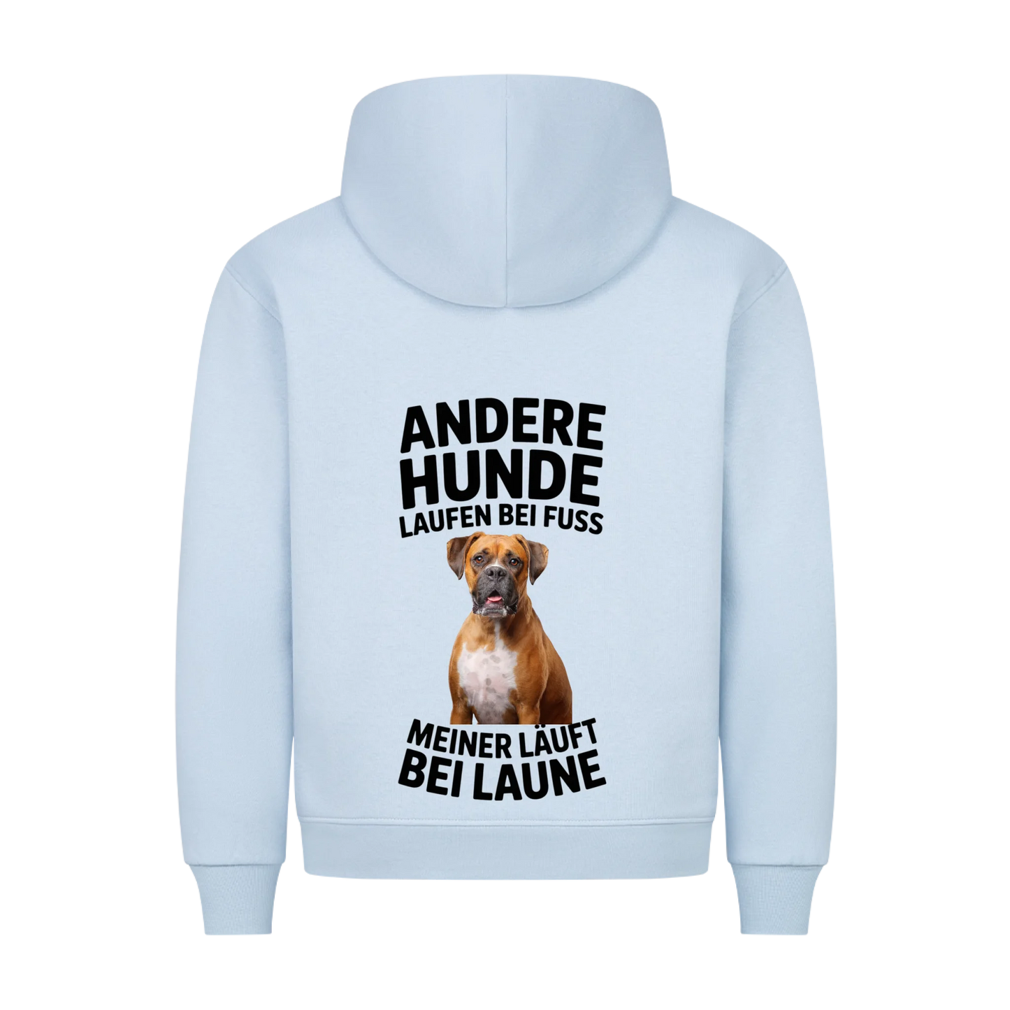 Personalisierbares Hunde Hoodie "Andere Laufen Bei Fuss"
