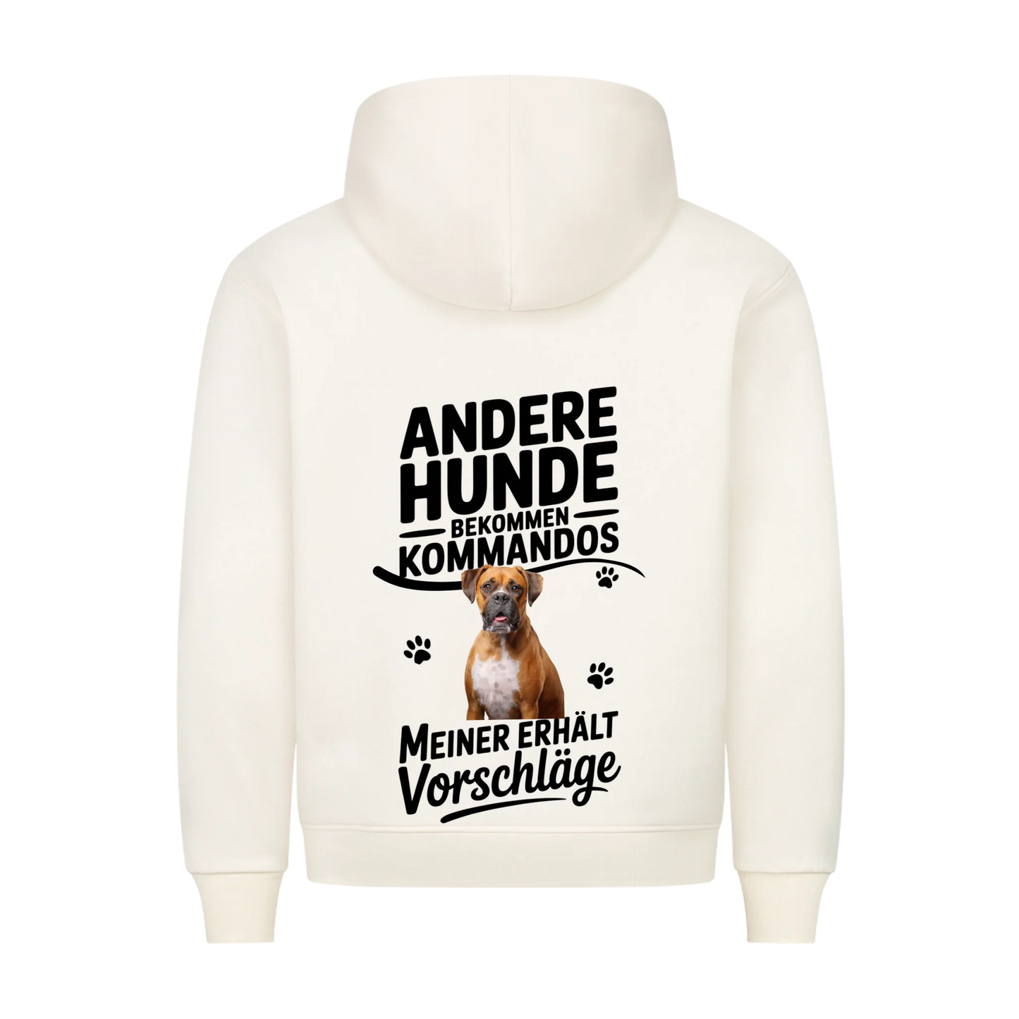 Personalisierbares Hunde Hoodie "Andere Hunde Bekommen Kommando"