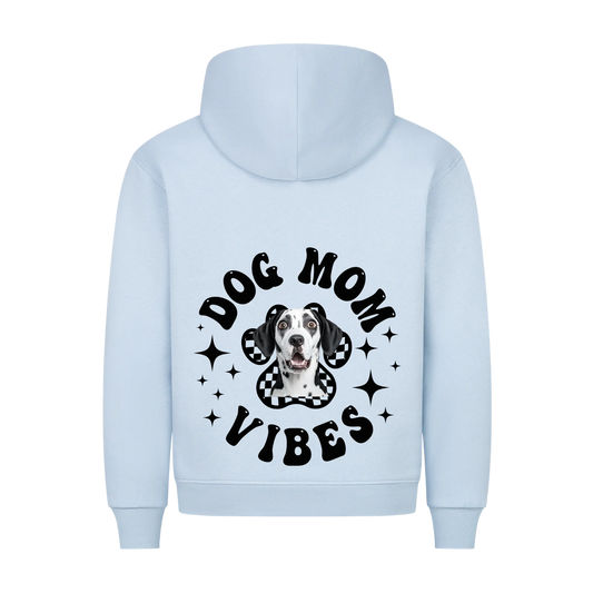 Personalisierbares Hunde Hoodie "Dog Mom Vibes"