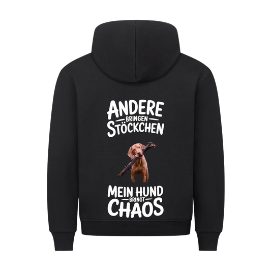 Personalisierbares Hunde Hoodie "Andere Bringen Stöckchen"