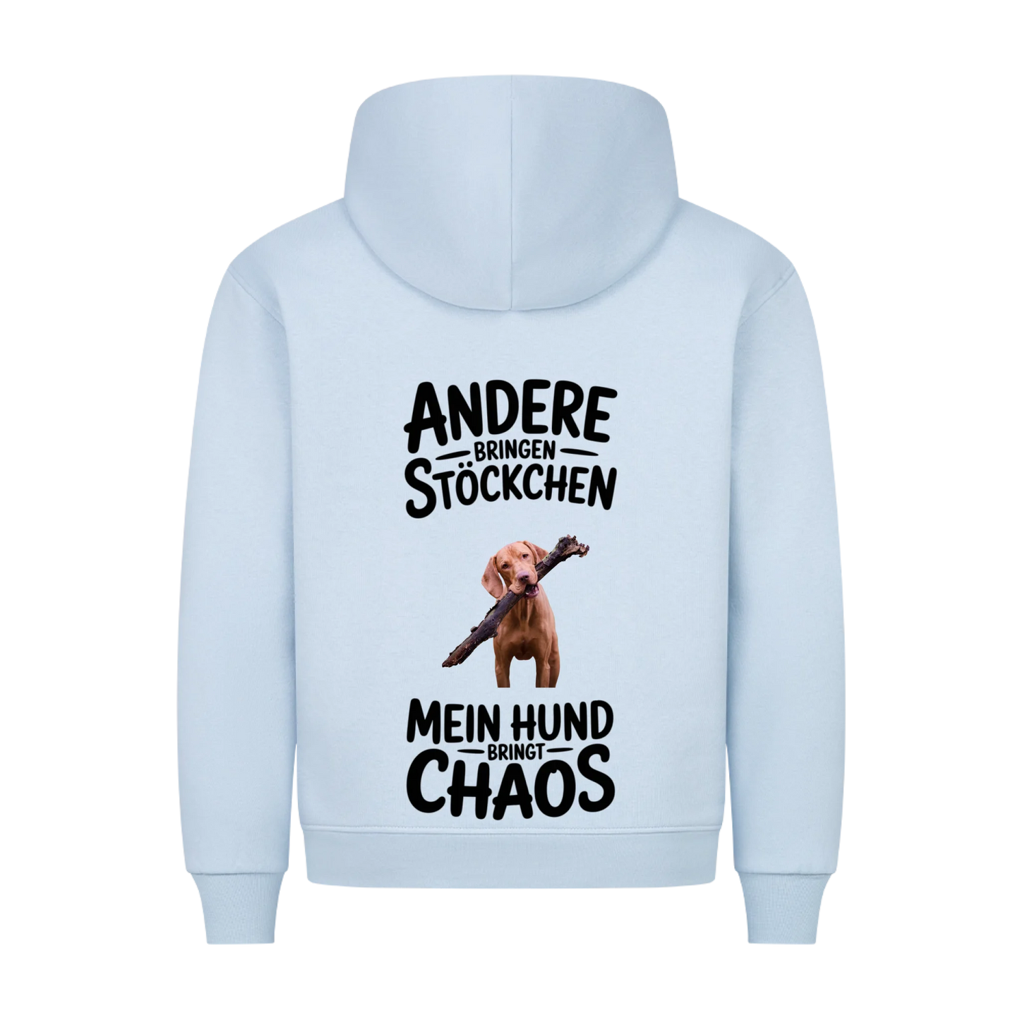 Personalisierbares Hunde Hoodie "Andere Bringen Stöckchen"