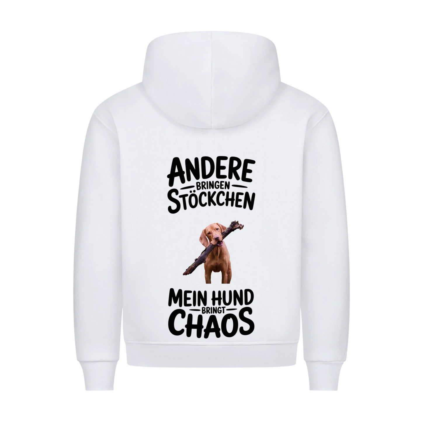 Personalisierbares Hunde Hoodie "Andere Bringen Stöckchen"