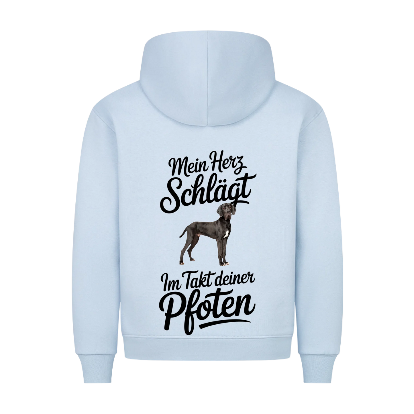 Personalisierbares Hunde Hoodie "Takt Deiner Pfoten"