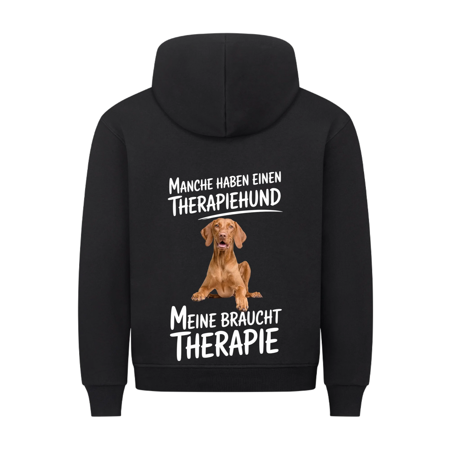 Personalisierbares Hunde Hoodie "Andere Haben Einen Therapiehund"