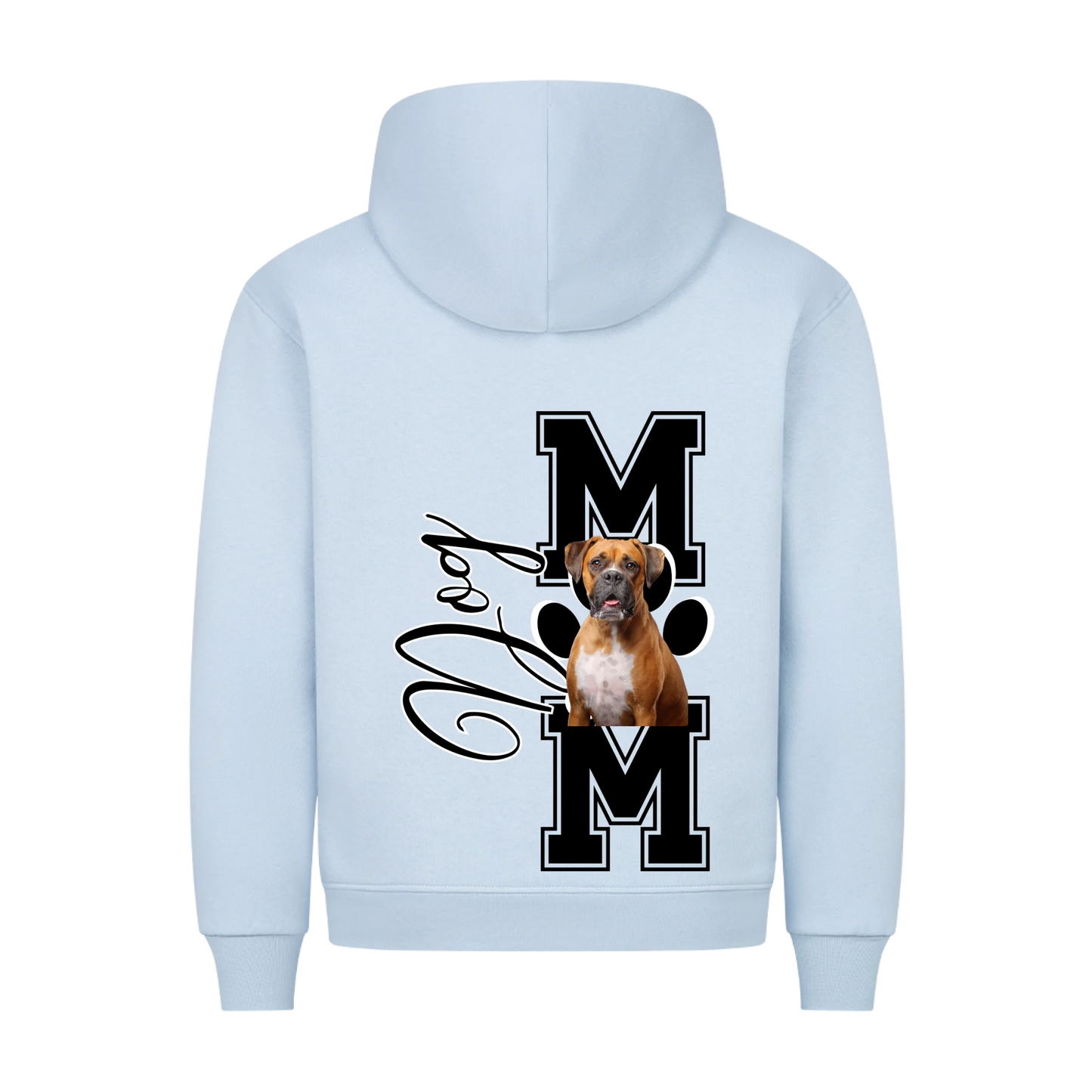 Personalisierbares Hunde Hoodie "Dog Mom"