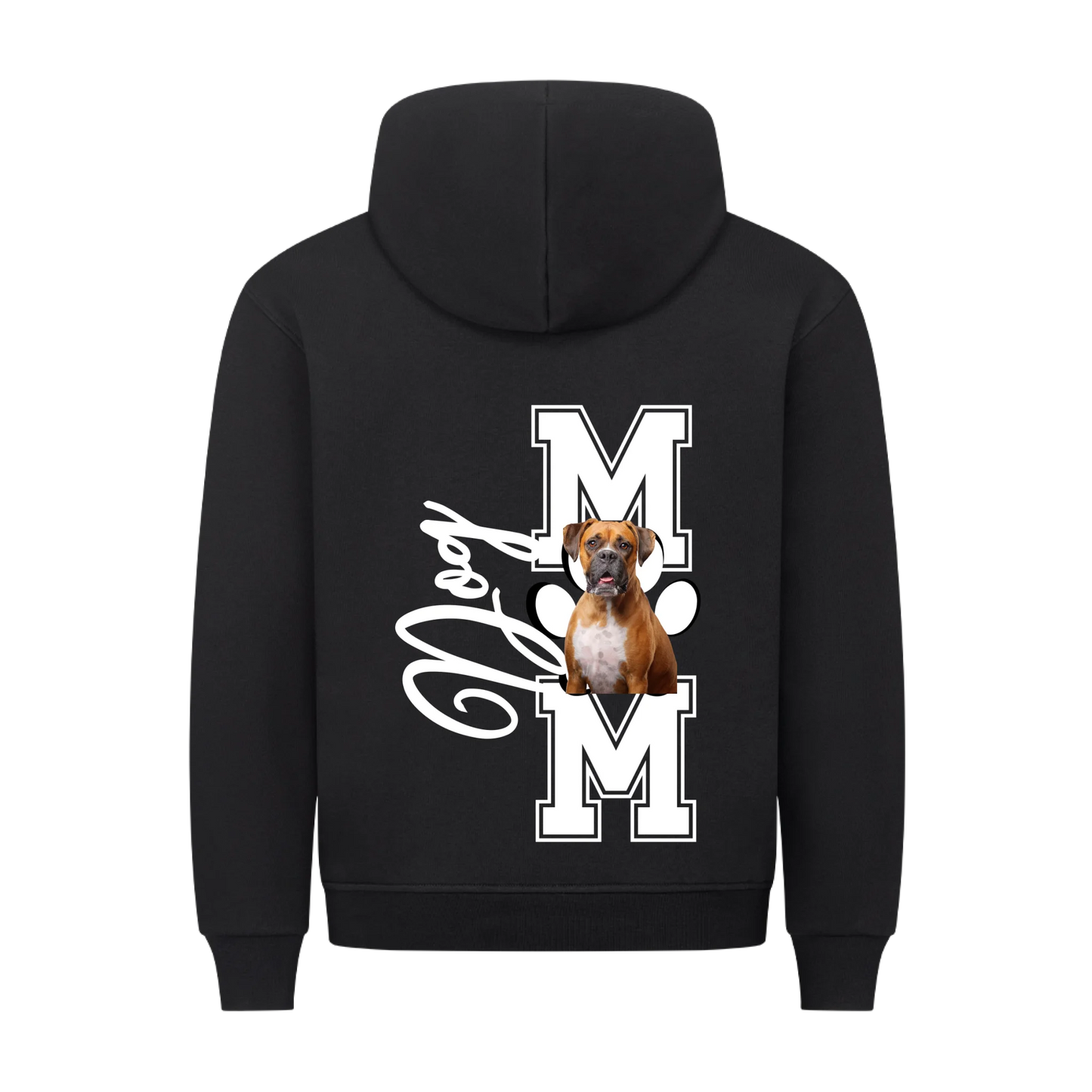 Personalisierbares Hunde Hoodie "Dog Mom"