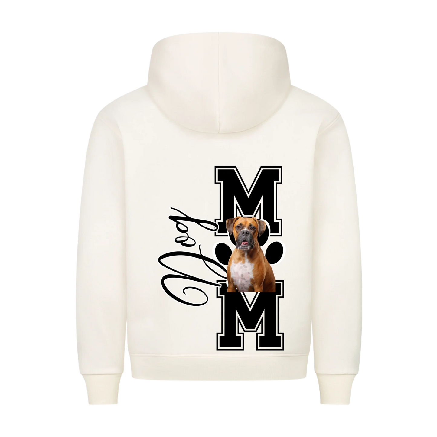 Personalisierbares Hunde Hoodie "Dog Mom"