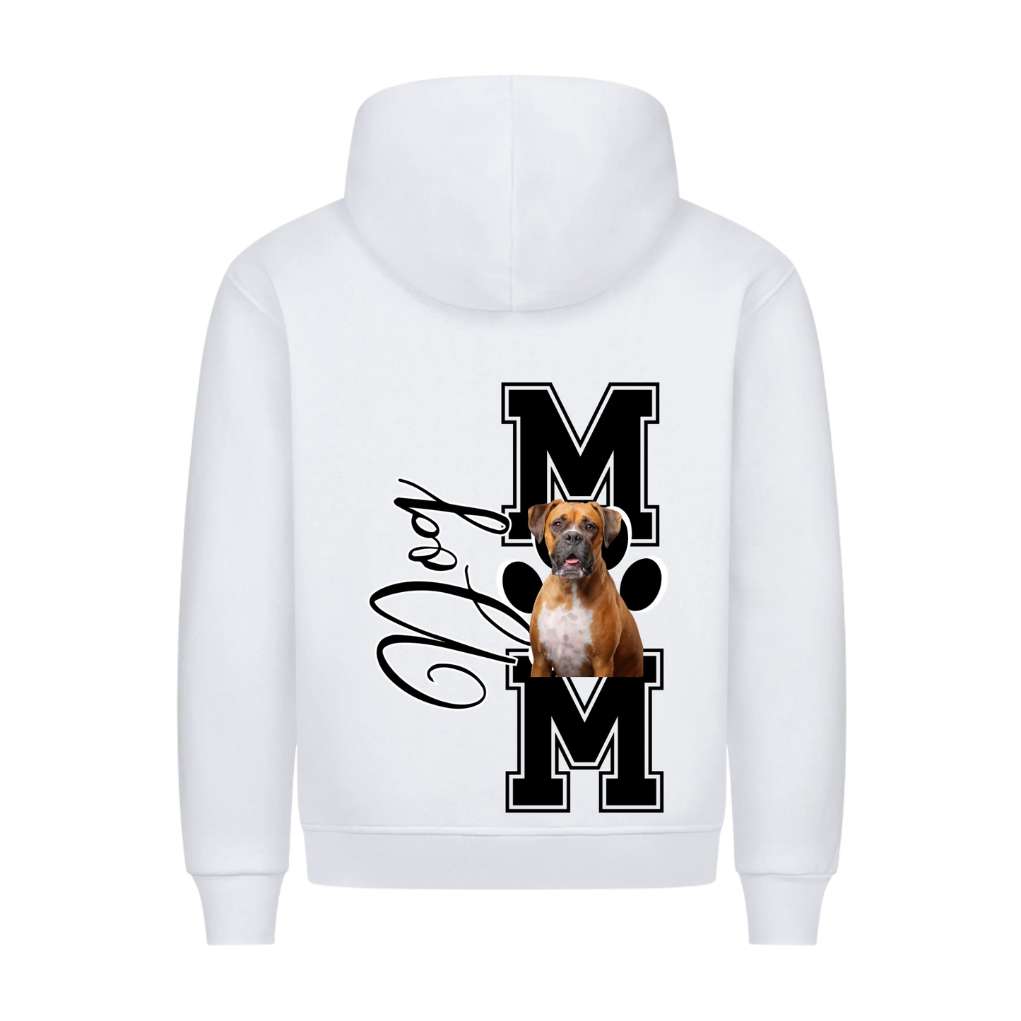 Personalisierbares Hunde Hoodie "Dog Mom"