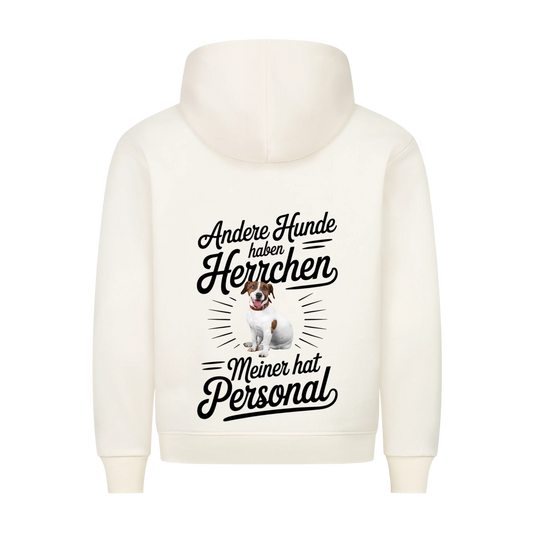 Personalisierbares Hunde Hoodie "Andere Haben Herrchen, Meiner Hat Personal"
