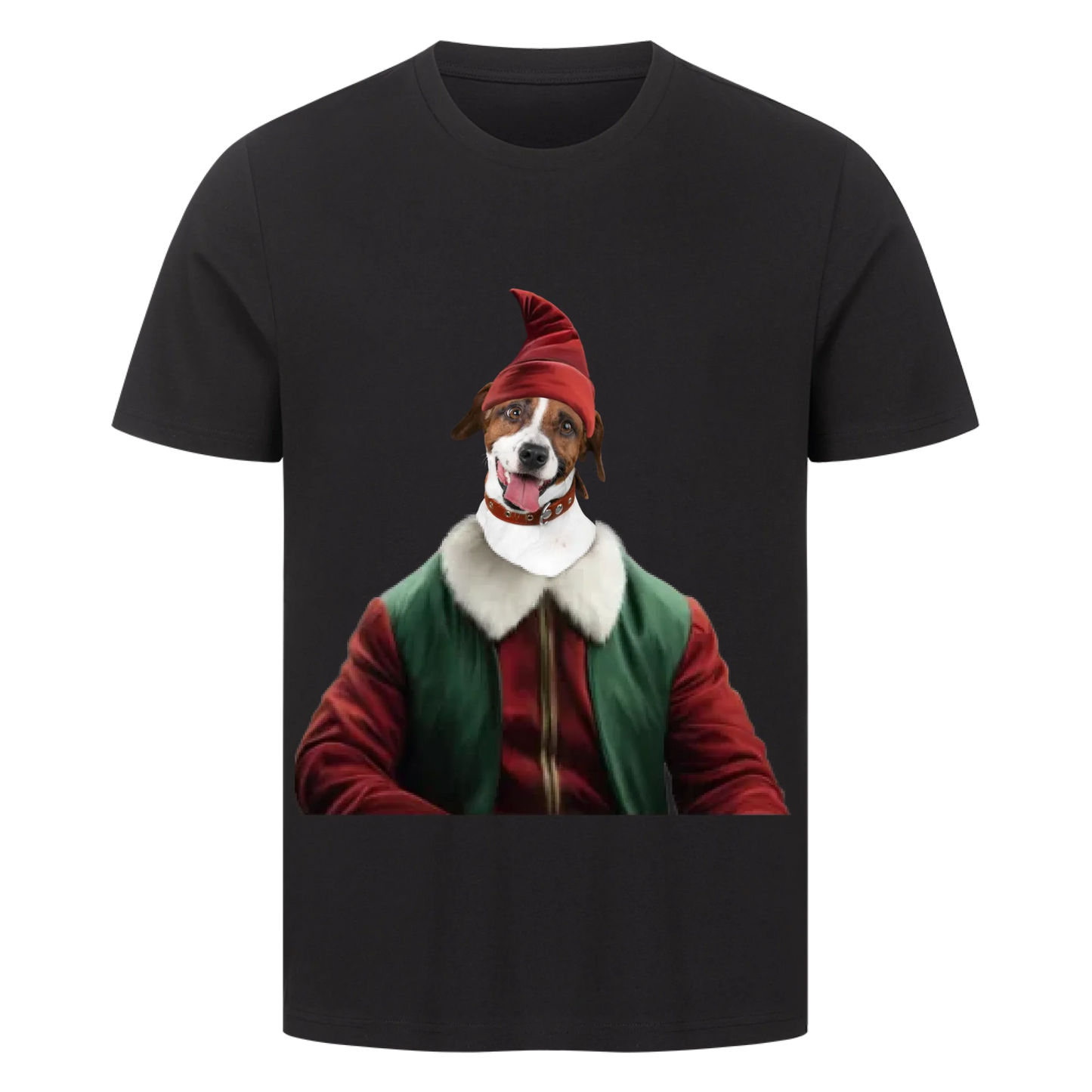 Personalisierbares Hunde T-Shirt "Der Wichtelhund – Christmas Special"