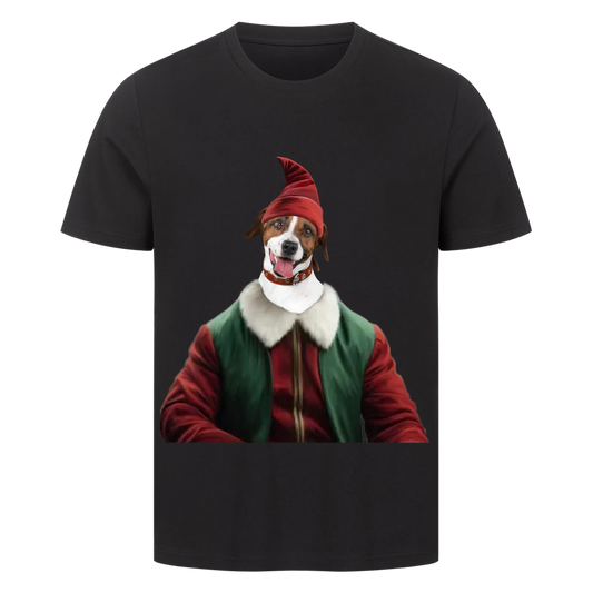 Personalisierbares Hunde T-Shirt "Der Wichtelhund – Christmas Special"