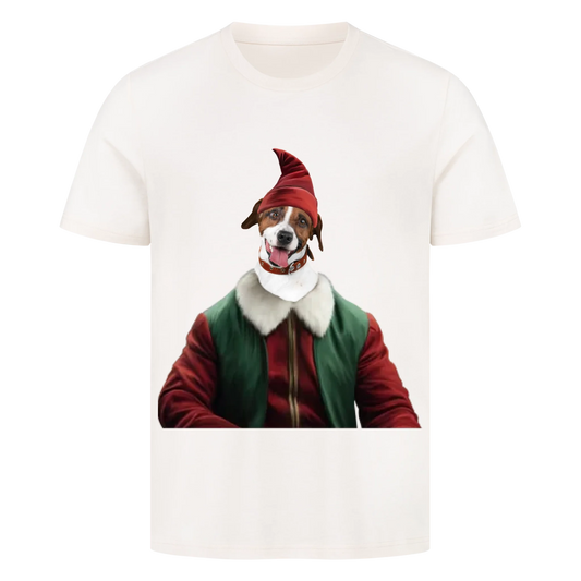 Personalisierbares Hunde T-Shirt "Der Wichtelhund – Christmas Special"