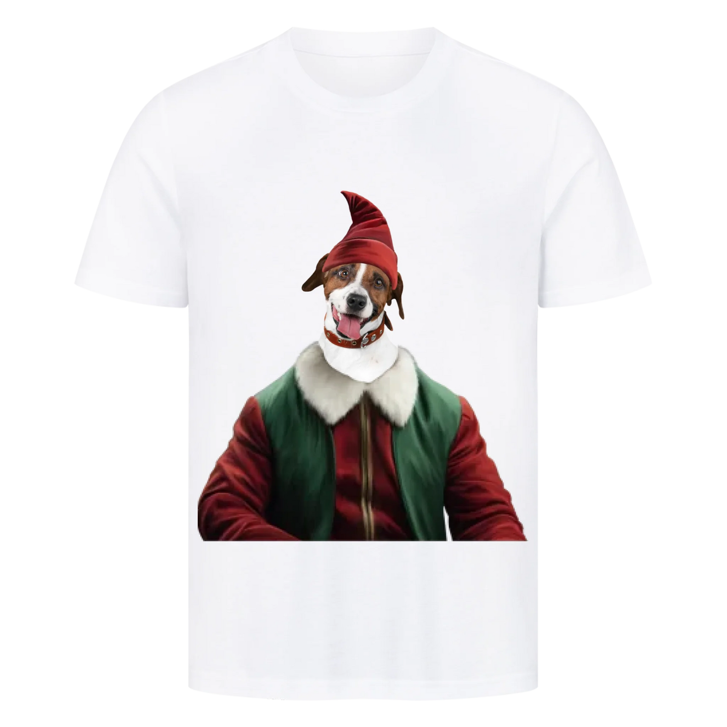 Personalisierbares Hunde T-Shirt "Der Wichtelhund – Christmas Special"