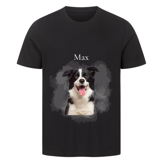 Personalisierbares Hunde T-Shirt  "Dein Hund Auf Der Brust"