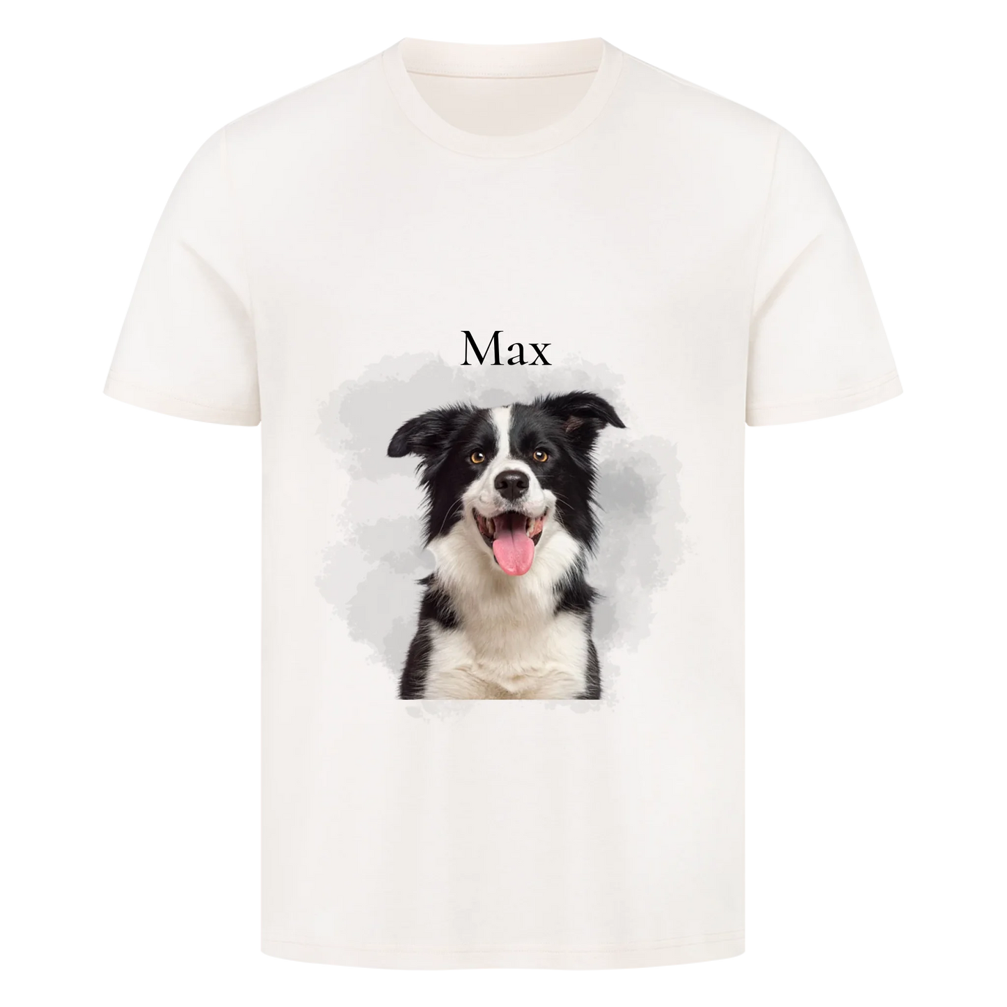 Personalisierbares Hunde T-Shirt  "Dein Hund Auf Der Brust"
