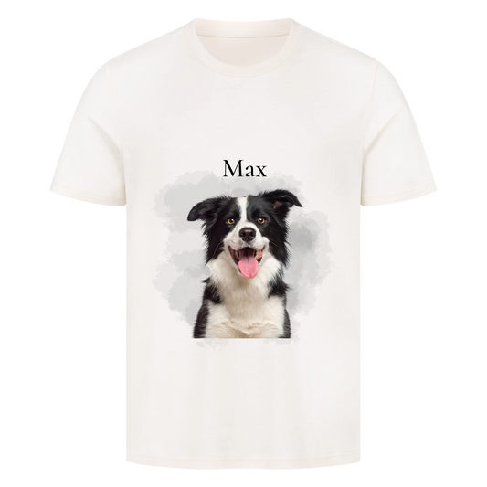 Personalisierbares Hunde T-Shirt  "Dein Hund Auf Der Brust"