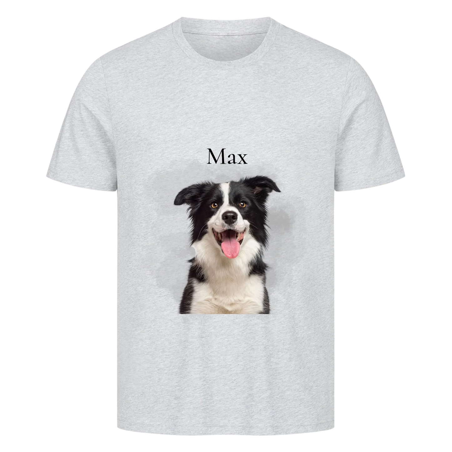 Personalisierbares Hunde T-Shirt  "Dein Hund Auf Der Brust"