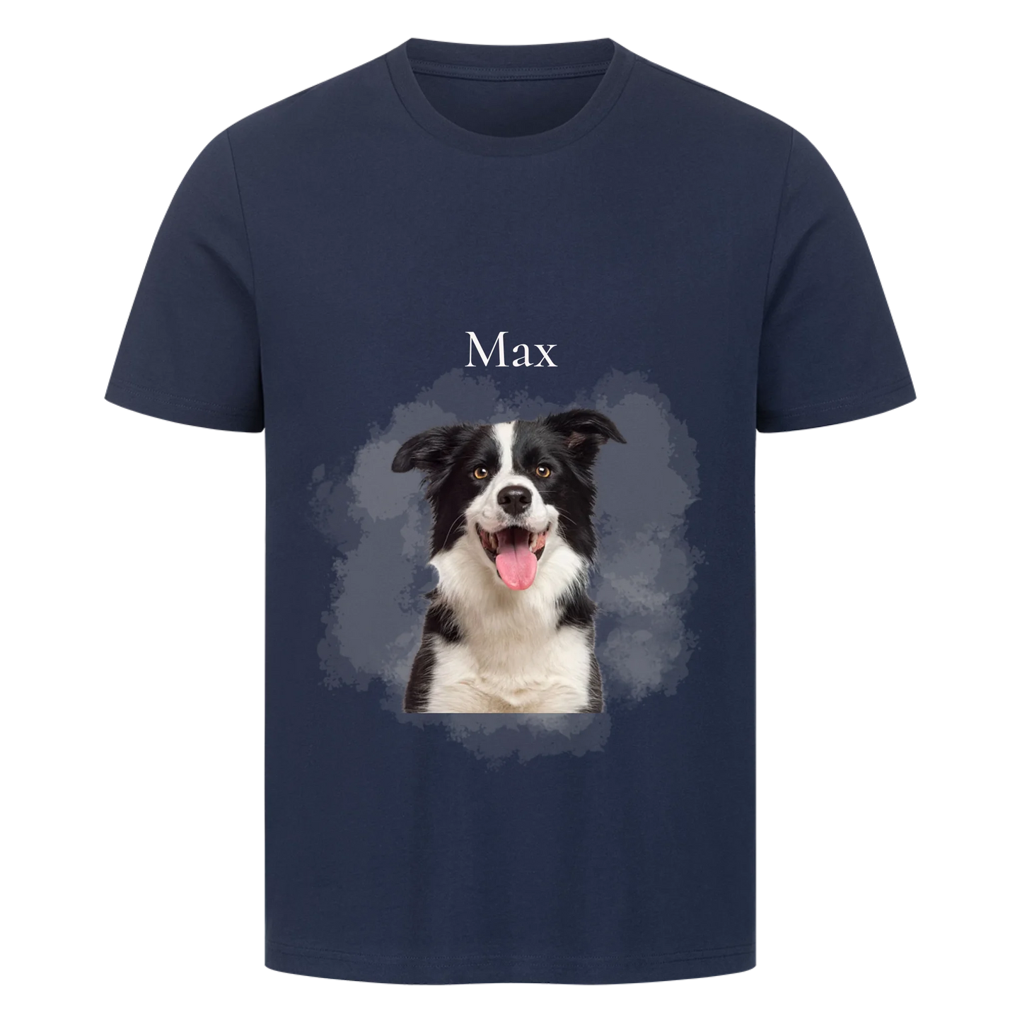Personalisierbares Hunde T-Shirt  "Dein Hund Auf Der Brust"