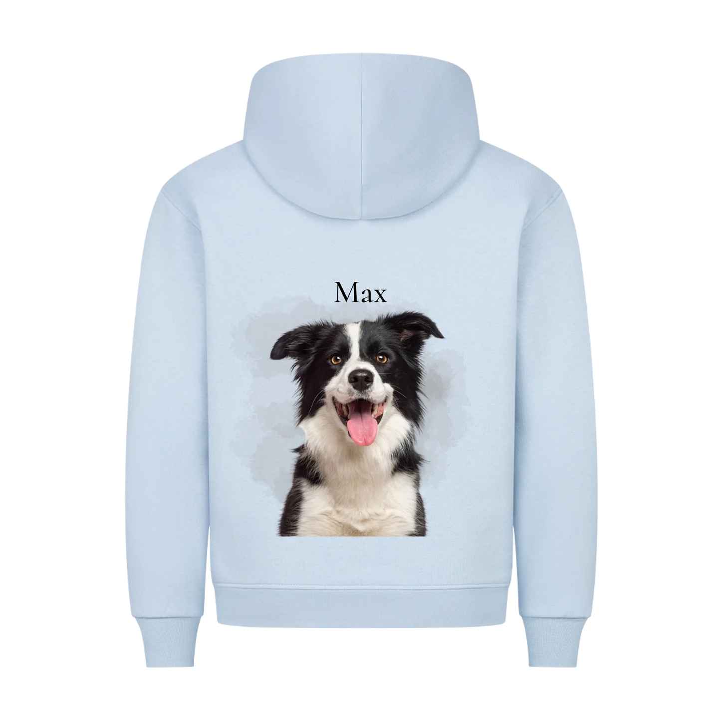 Dein Hund auf dem rücken